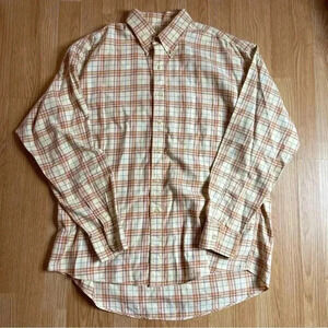 Burberry London 100% imported cotton long sleeve button down dress shirt XL
